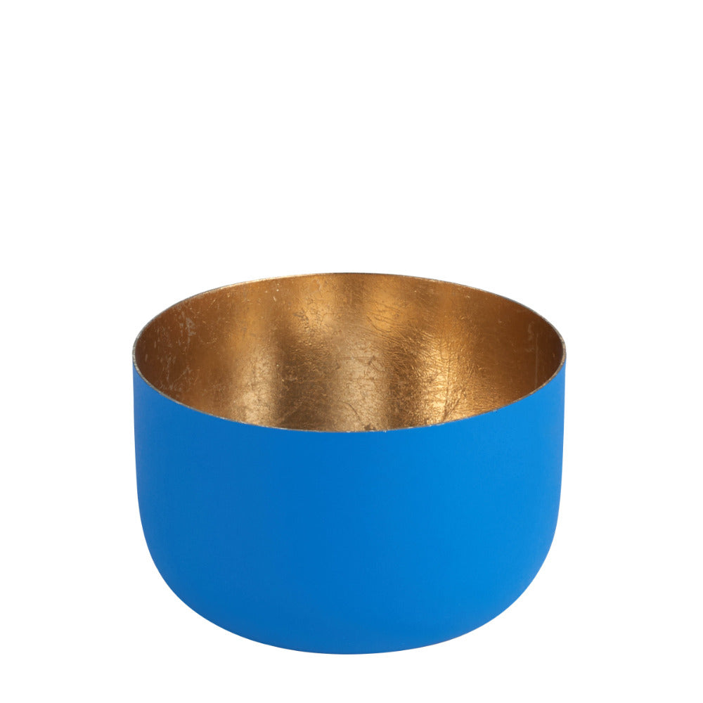 Windlicht Set Van 4 Madras XS - Maritiem Motief IJzeren Kaarsenhouders 4,5 Cm